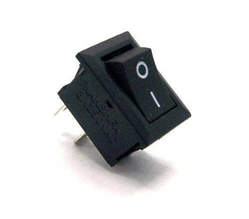 CHAVE KCD1-101 6A/250VCA 10A/125VCA PRETA COD.0020 DAIER