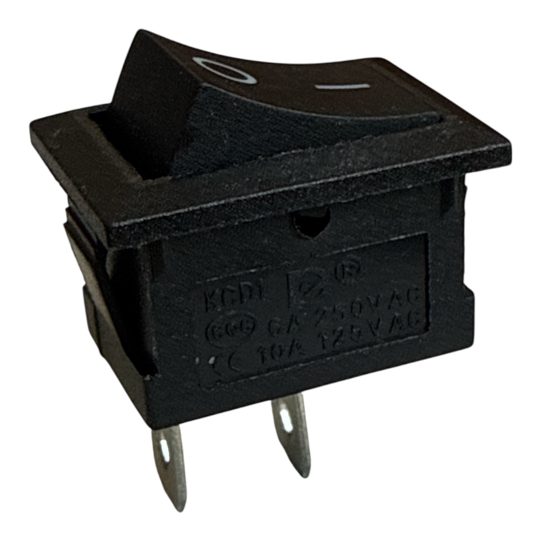 CHAVE KCD1-101 6A/250VCA 10A/125VCA PRETA COD.0020 DAIER