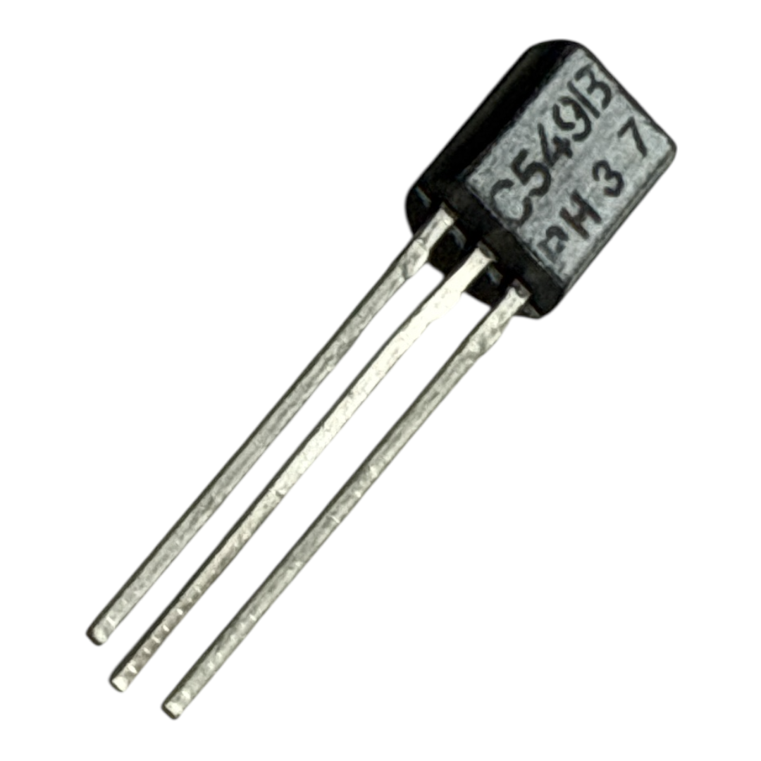 TRANSISTOR BC549B TO92 NPN BIPOLAR DE JUNÇÃO BJT PHILIPS