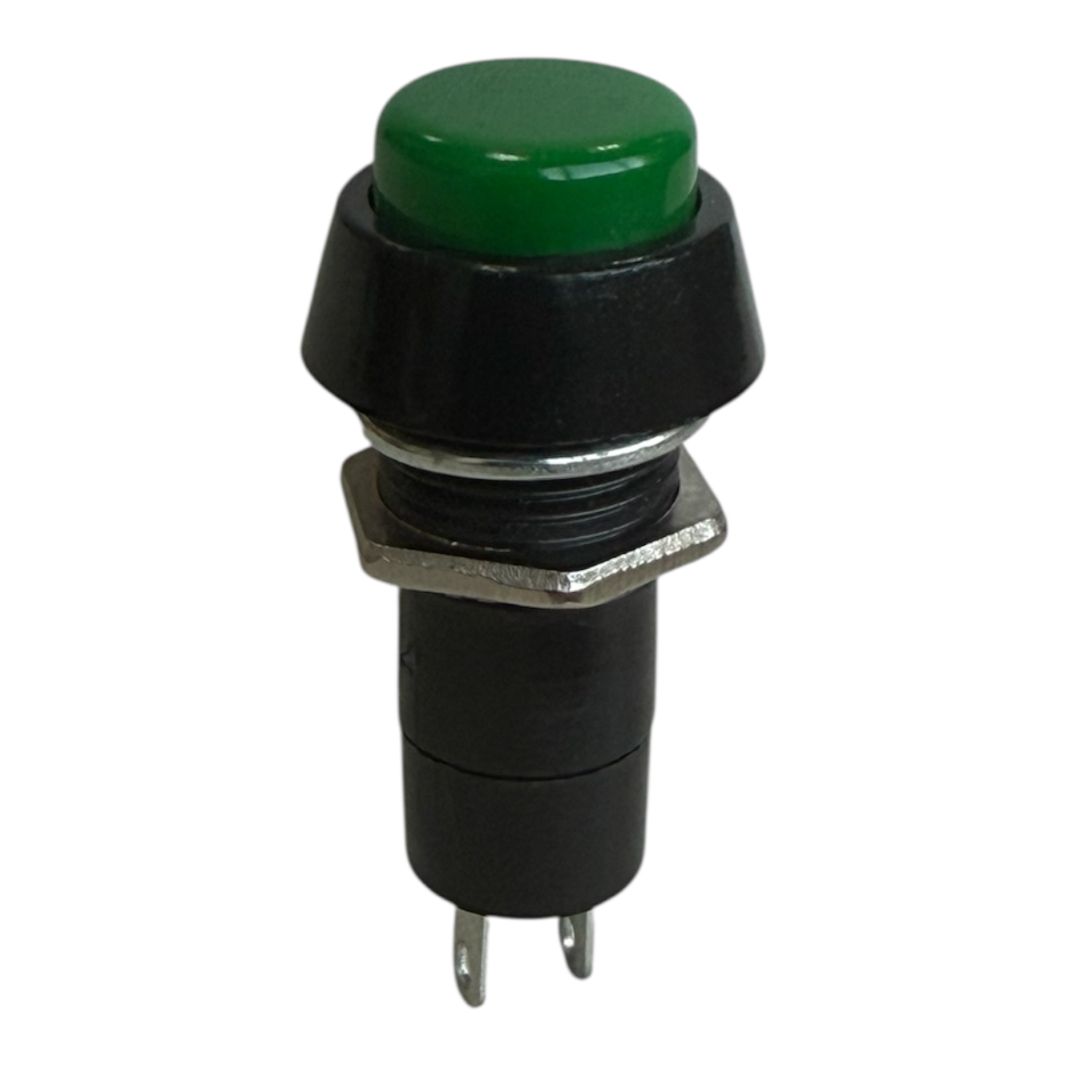 CHAVE PUSH BUTTON S/TRAVA PBS11B NA VERDE DIAMETRO 10MM ZX