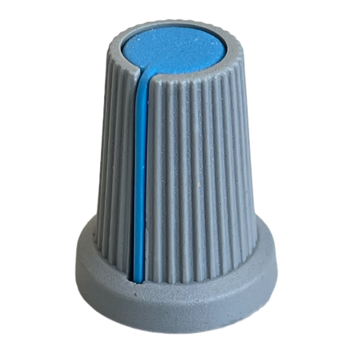 KNOB KA481 CINZA/AZUL PARA POTENCIOMETRO EIXO ESTRIADO WH148 KN-1005