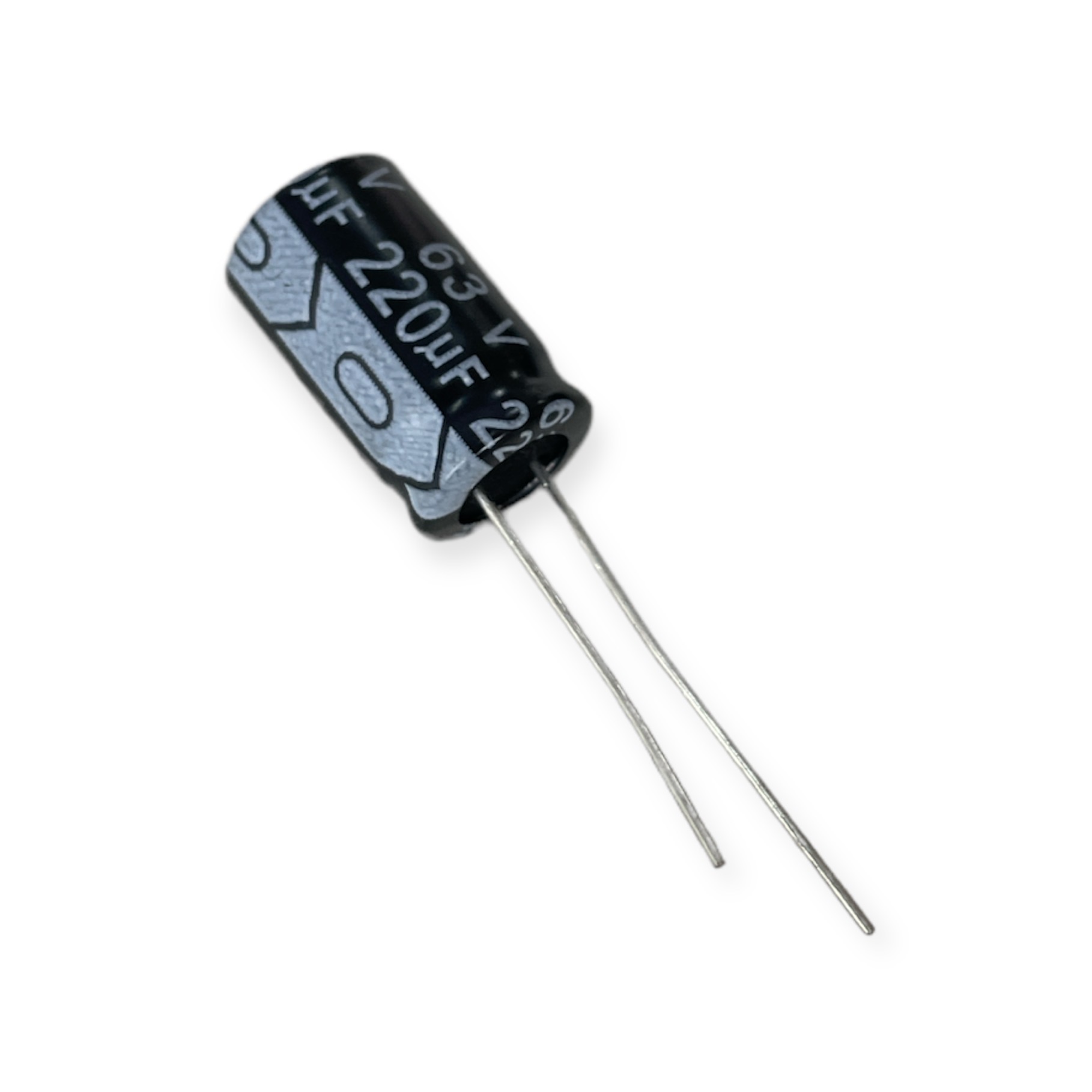 CAPACITOR ELETROLITICO RADIAL 220UF 63V RK221M063G160A 105 GRAUS 10X16MM KETUO