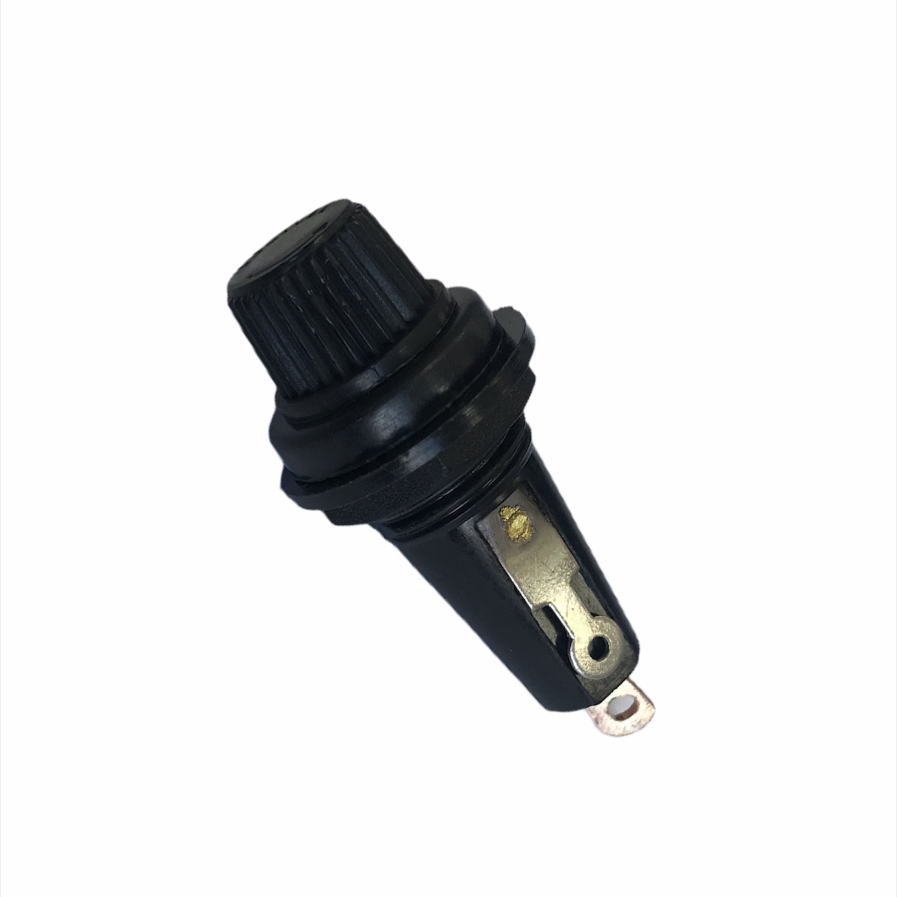 PORTA FUSIVEL 50 PRETO PARA FUSÍVEL 30X5MM