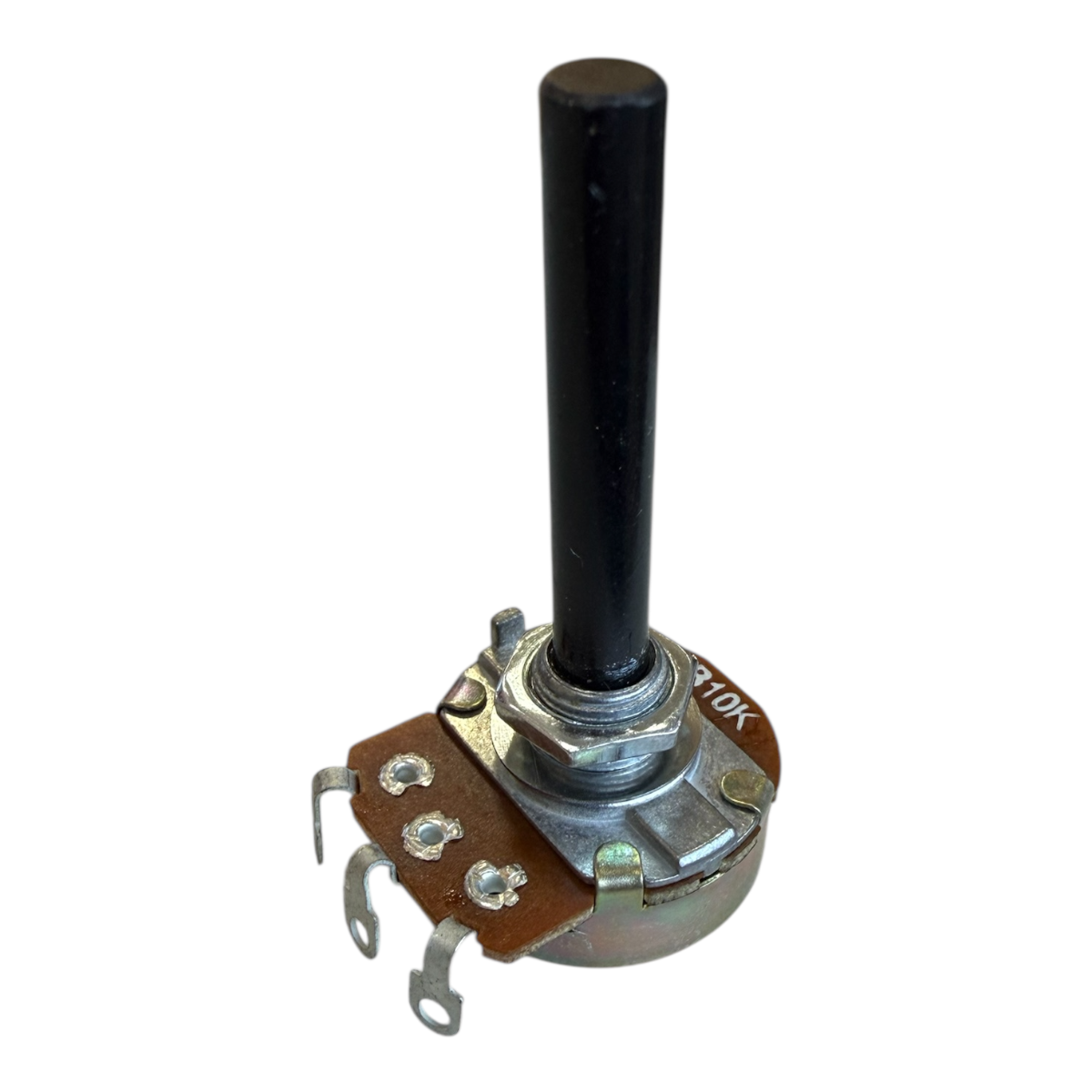 POTENCIOMETRO KB 10K 23MM LINEAR 1 VOLTA S/CHAVE 360 10K CARVÃO SONG-HUEI