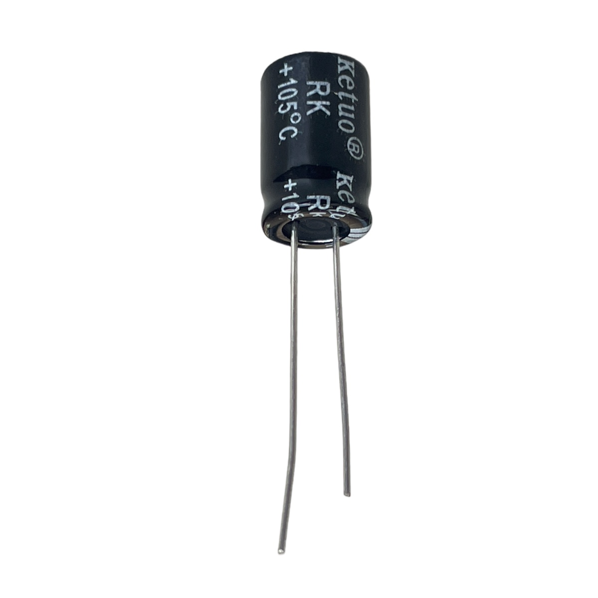 CAPACITOR ELETROLITICO RADIAL 330UF 25V RK331M025F120A 105 GRAUS 8X12MM KETUO