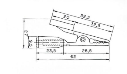 GARRA JACARE 66 VERMELHA GJ60 VERMELHA PORDIAL