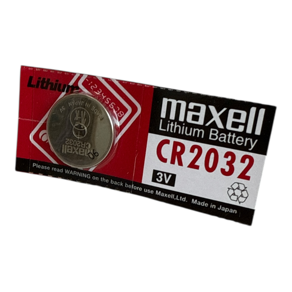 BATERIA DE LITHIUM CR2032 3V C/ BLISTER (DL2032) MAXELL