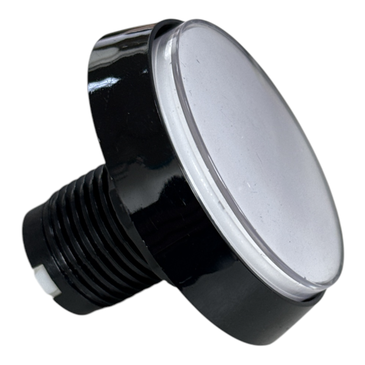 BOTAO FLIPERAMA 60MM ILUMINACAO BRANCO 12V MICROSWITCH 2T 6A
