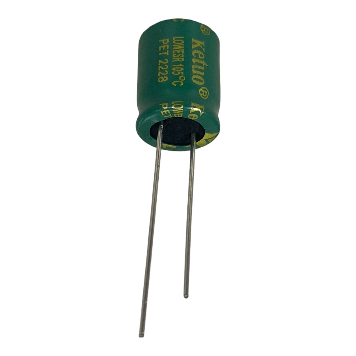 CAPACITOR ELETROLITICO RADIAL 47UF 100V RM470M100G120A LOW ESR 105 GRAUS 10X12MM KETUO