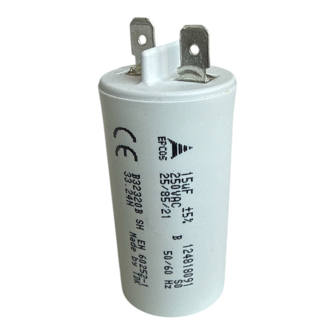 CAPACITOR DE PARTIDA PPM 15UF 250VCA FASTON B32320B1156J10 30X60MM EPCOS