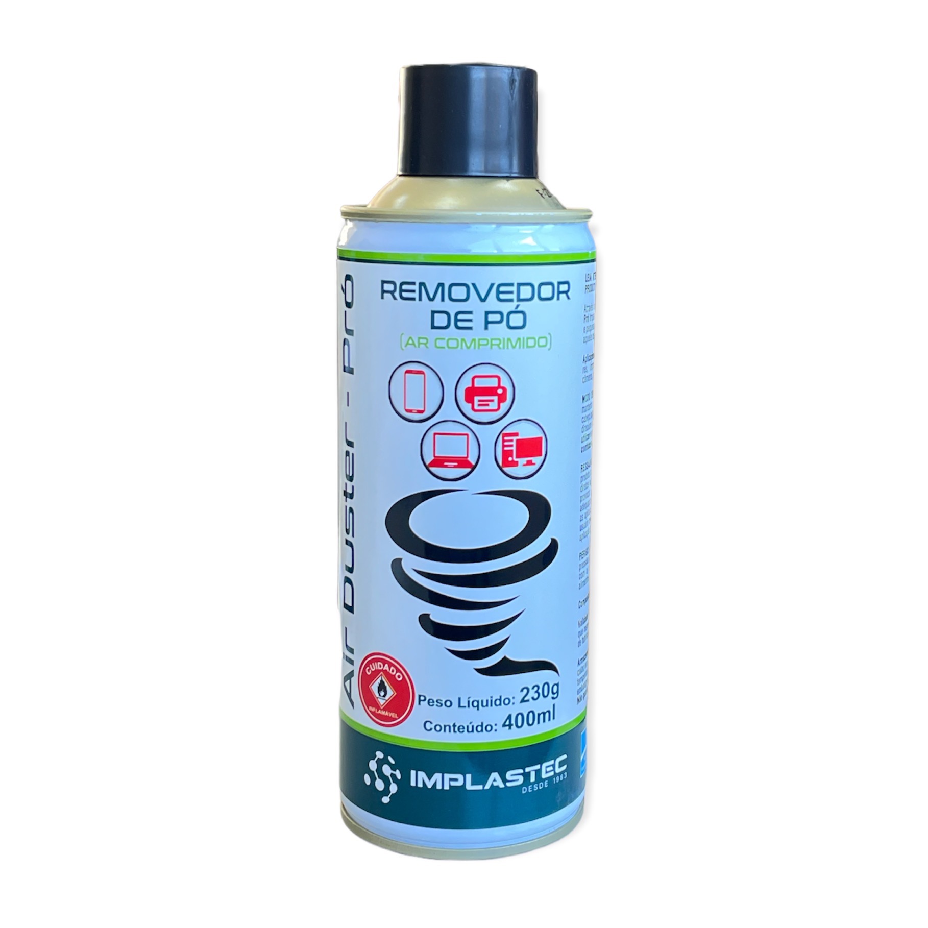 REMOVEDOR DE PÓ AR COMPRIMIDO AIR DUSTER PRO 400ML 230G