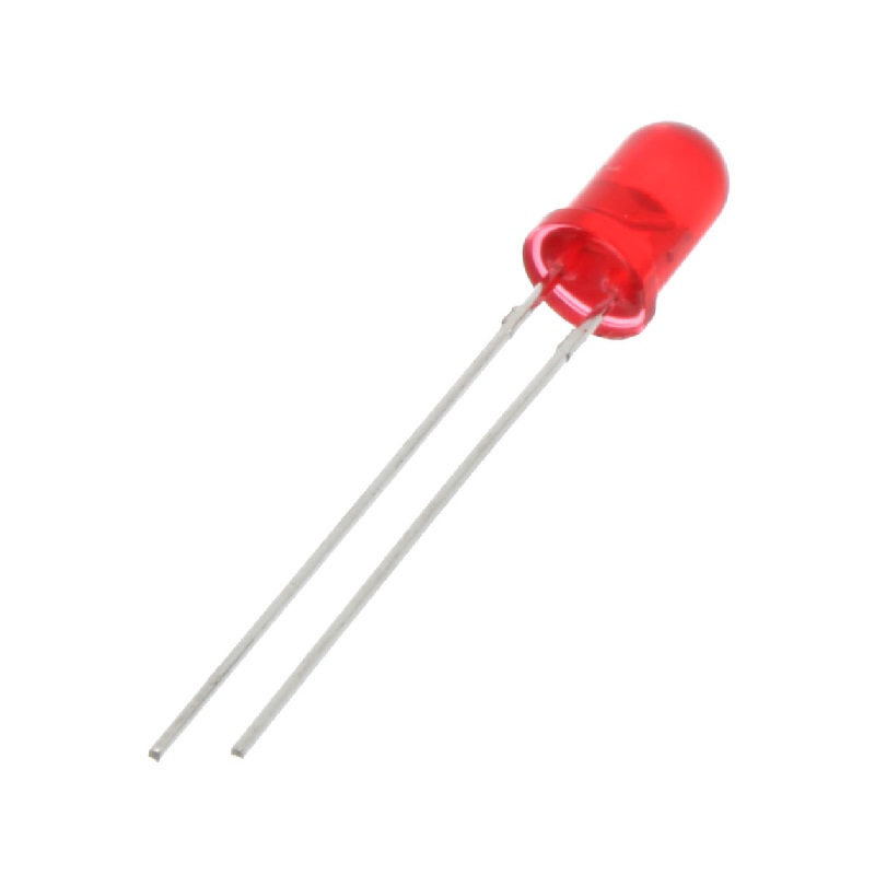 LED 5MM VERMELHO ALTO BRILHO