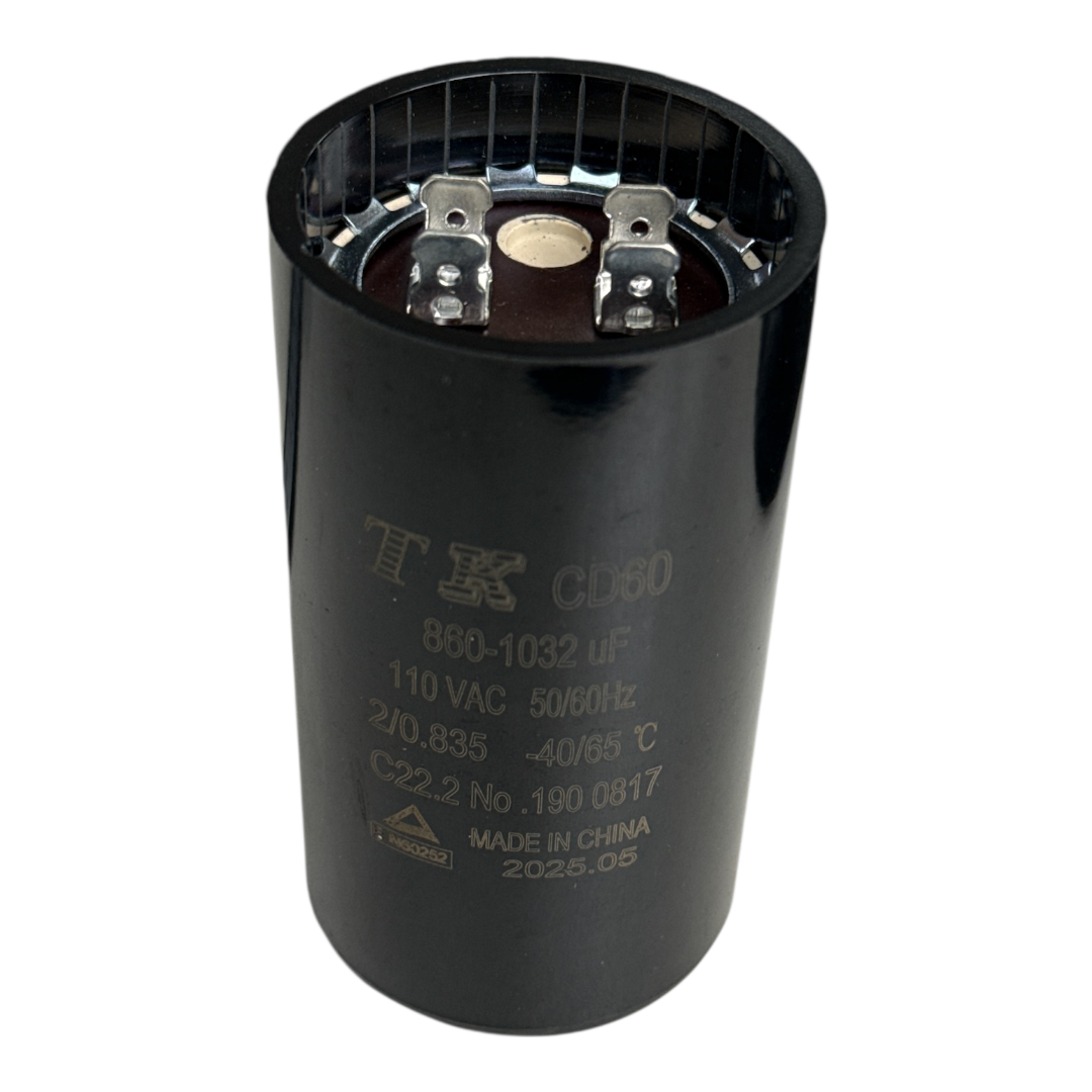CAPACITOR DE PARTIDA 860UF-1032UF X 110V 46X86MM TK
