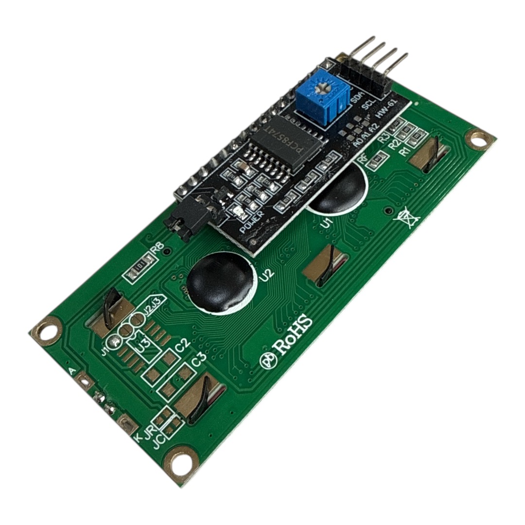 DISPLAY 16X2 LCD BACKLIGHT AZUL COM INTERFACE IIC/I2C