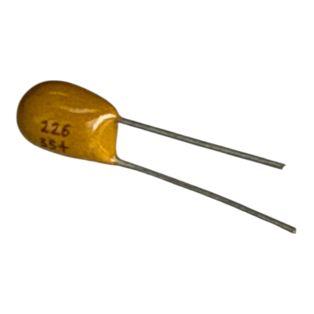 CAPACITOR TANTALO GOTA 22UF 35V 10% 2,54MM TS19 SUNTAN