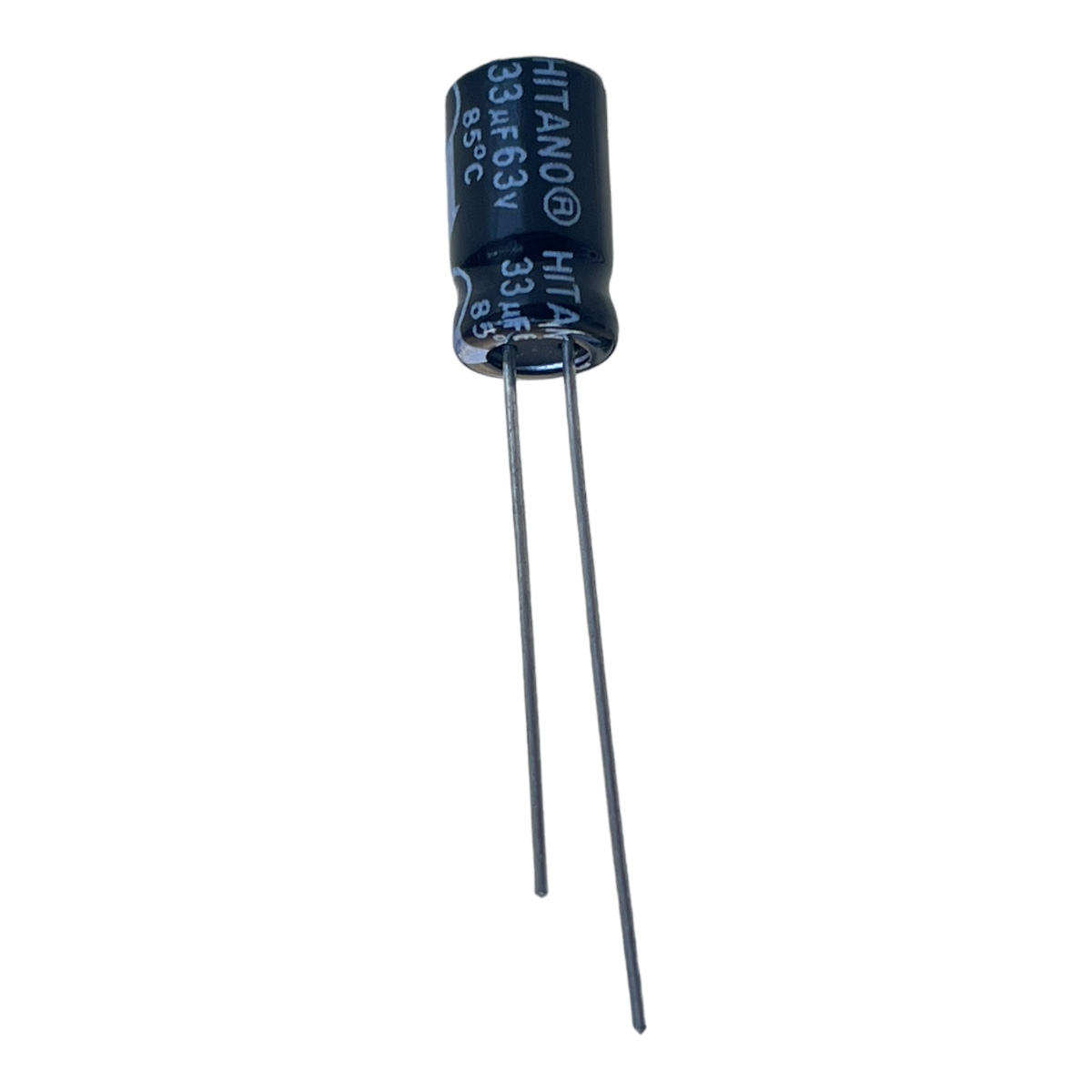 CAPACITOR ELETROLITICO RADIAL 33UF 63V 85 GRAUS 6,3X11MM HITANO