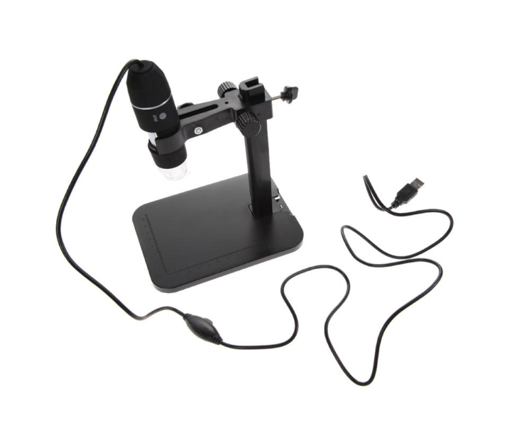 MICROSCOPIO DIGITAL USB 2.0MP 1000X US1000 + SUPORTE AJUSTAVEL 0 A 50MM