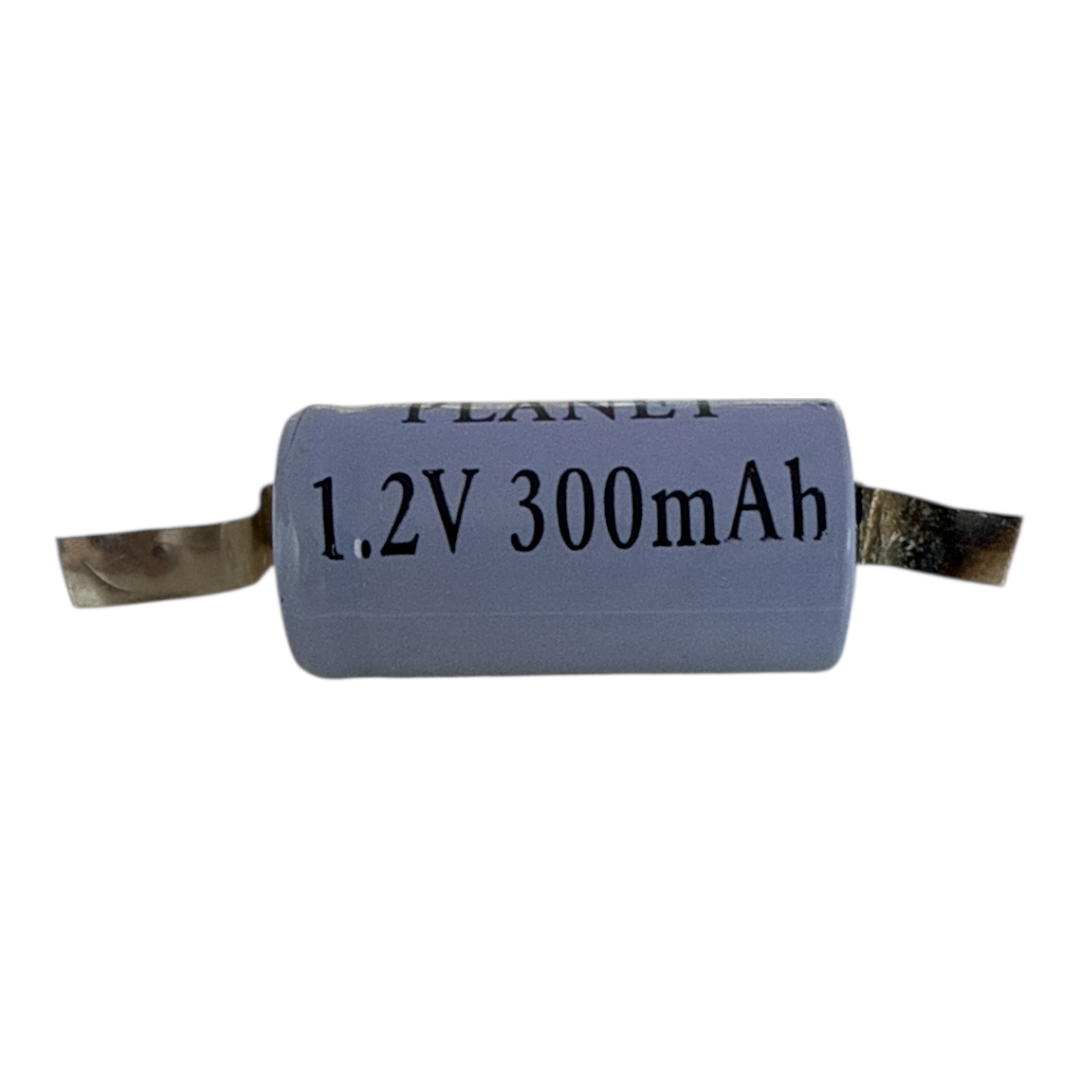 BATERIA NICD 2/3 AA 1,2V 300MAH C/TERMINAL