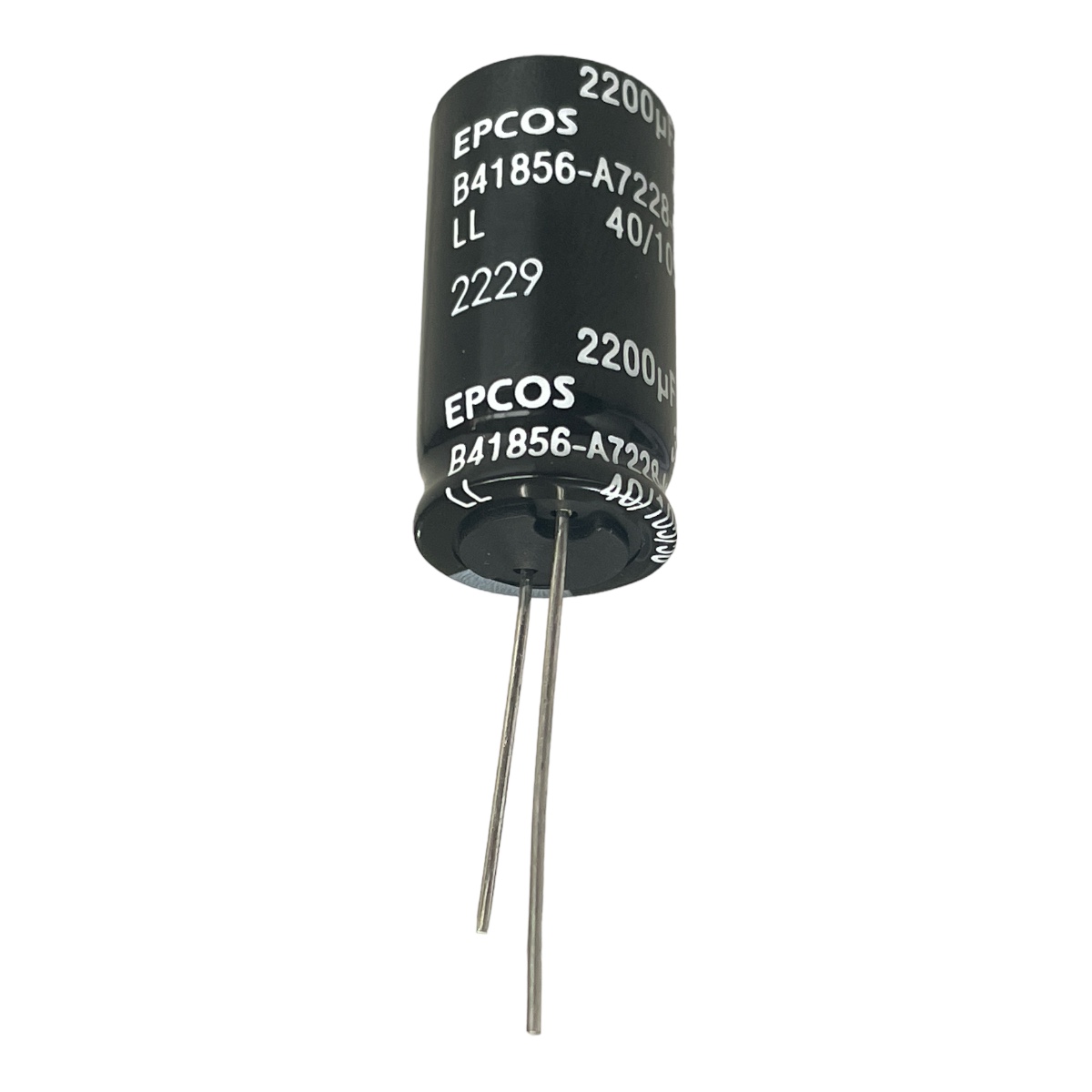 CAPACITOR ELETROLITICO RADIAL 2200UF 35V B41856A7228M 105 GRAUS 16X31,5MM EPCOS
