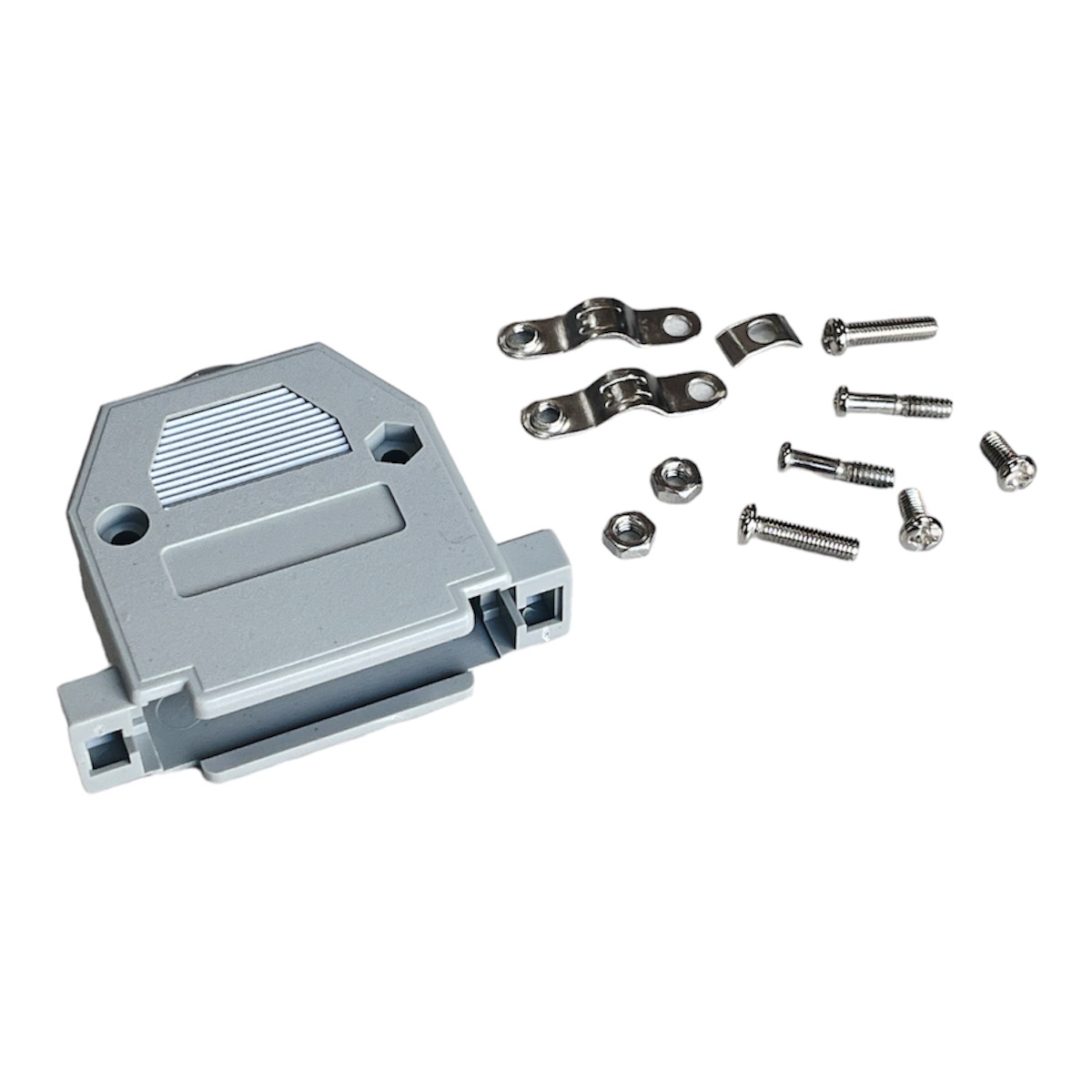 CAPA PLASTICA PARA CONECTOR DB25 CINZA KIT CURTO DS1045-25VP2S1A