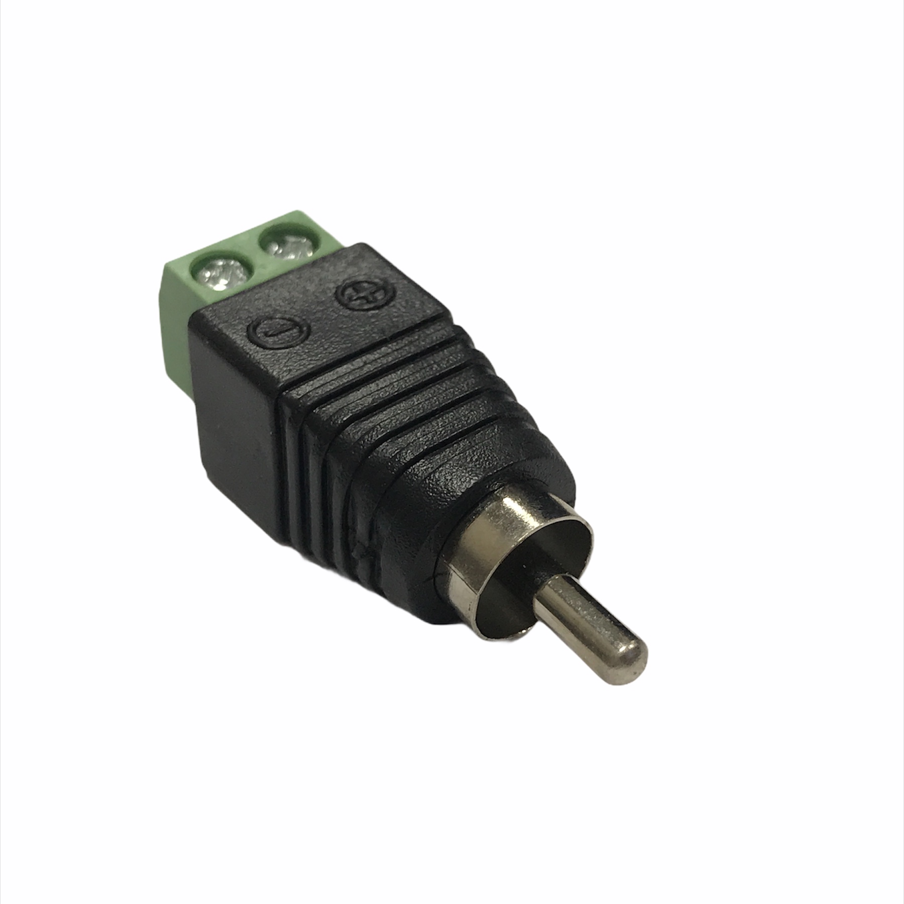 CONECTOR RCA MACHO C/BORNE