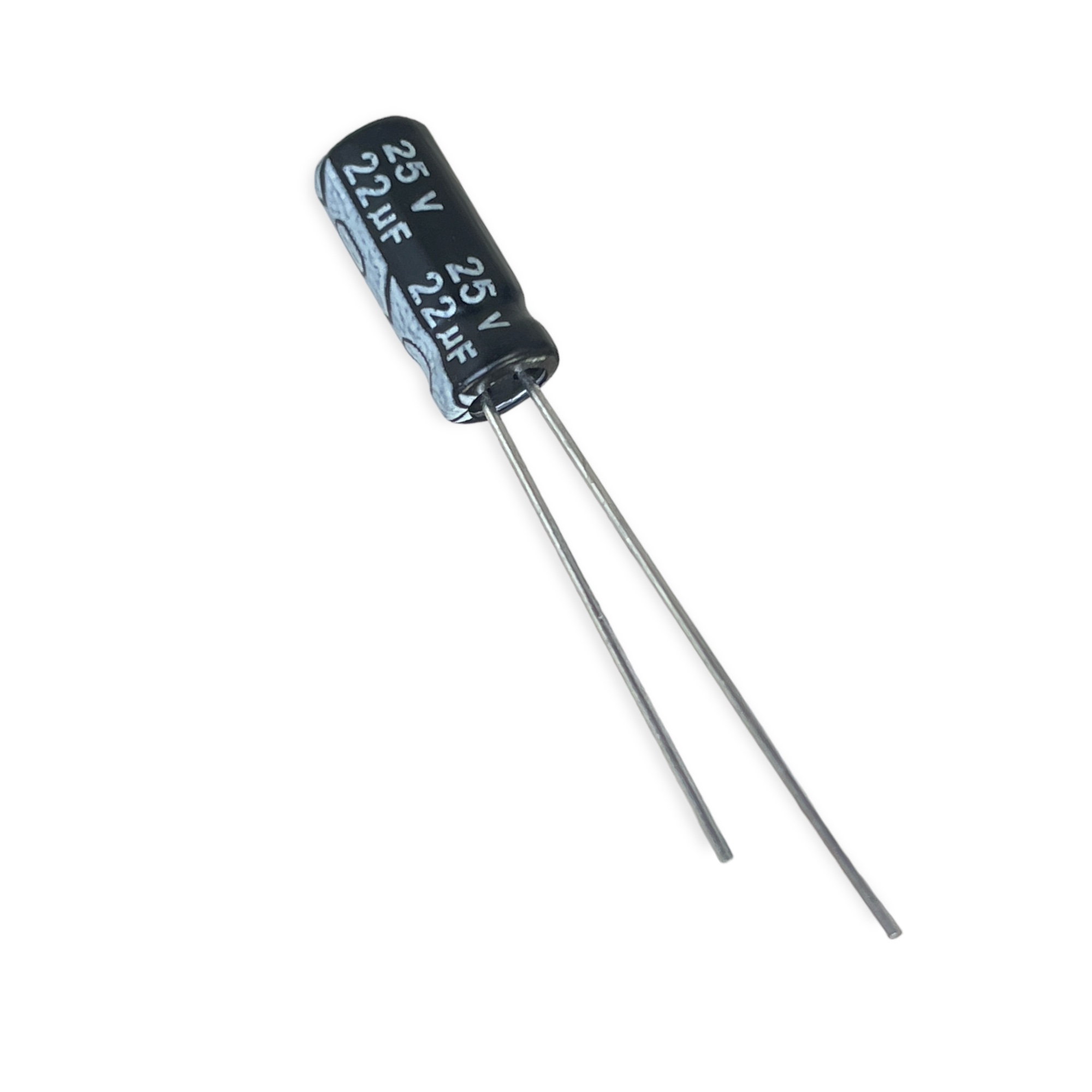 CAPACITOR ELETROLITICO RADIAL 22UF 25V RK220M025C110A 105 GRAUS 5X11MM KETUO