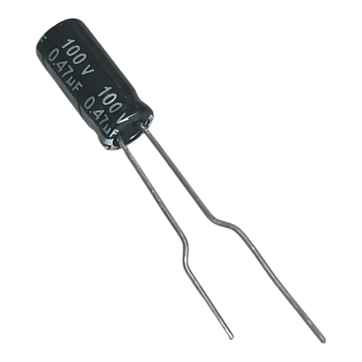 CAPACITOR ELETROLITICO RADIAL 0,47UF 100V 105 GRAUS 5X11MM KETUO