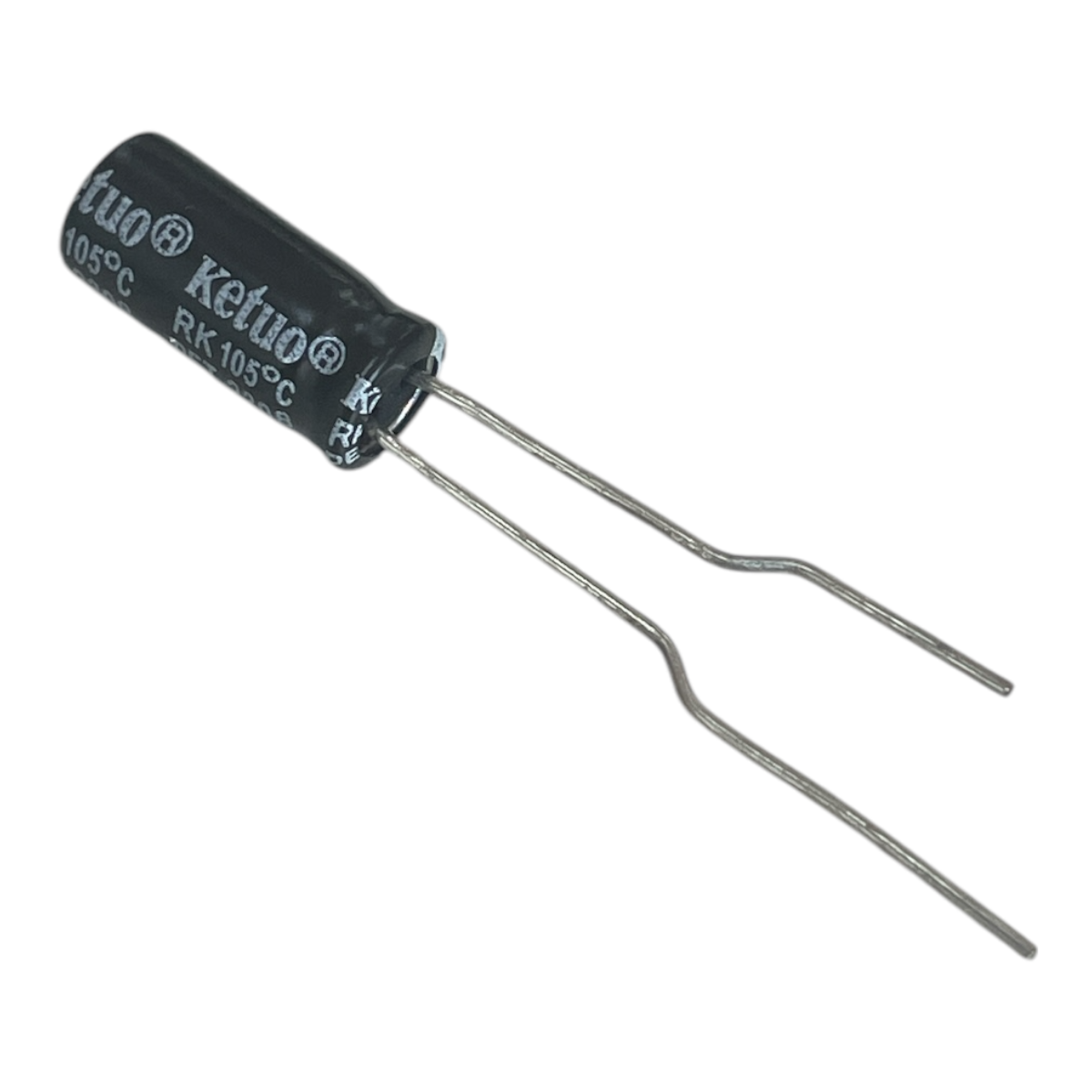 CAPACITOR ELETROLITICO RADIAL 0,47UF 100V 105 GRAUS 5X11MM KETUO