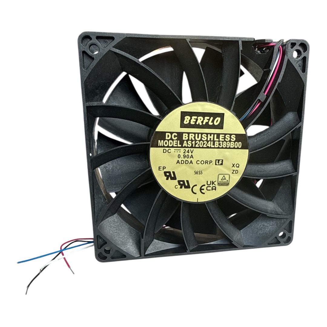 MICROVENTILADOR AS12024LB389B00 24VC 0,90A 120X120X38MM ROLAMENTO 4 FIOS