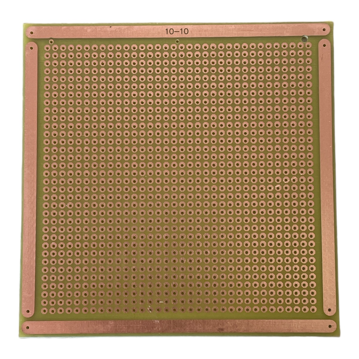 PLACA DE FIBRA PARA CIRCUITO IMPRESSO ILHA 10X10CM