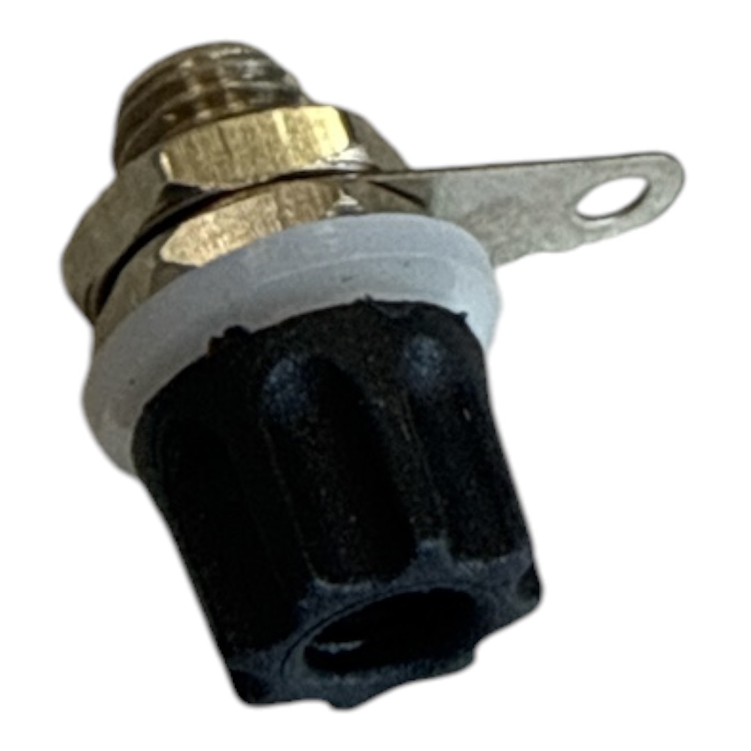 BORNE 158 PRETO 4MM B18 PORDIAL
