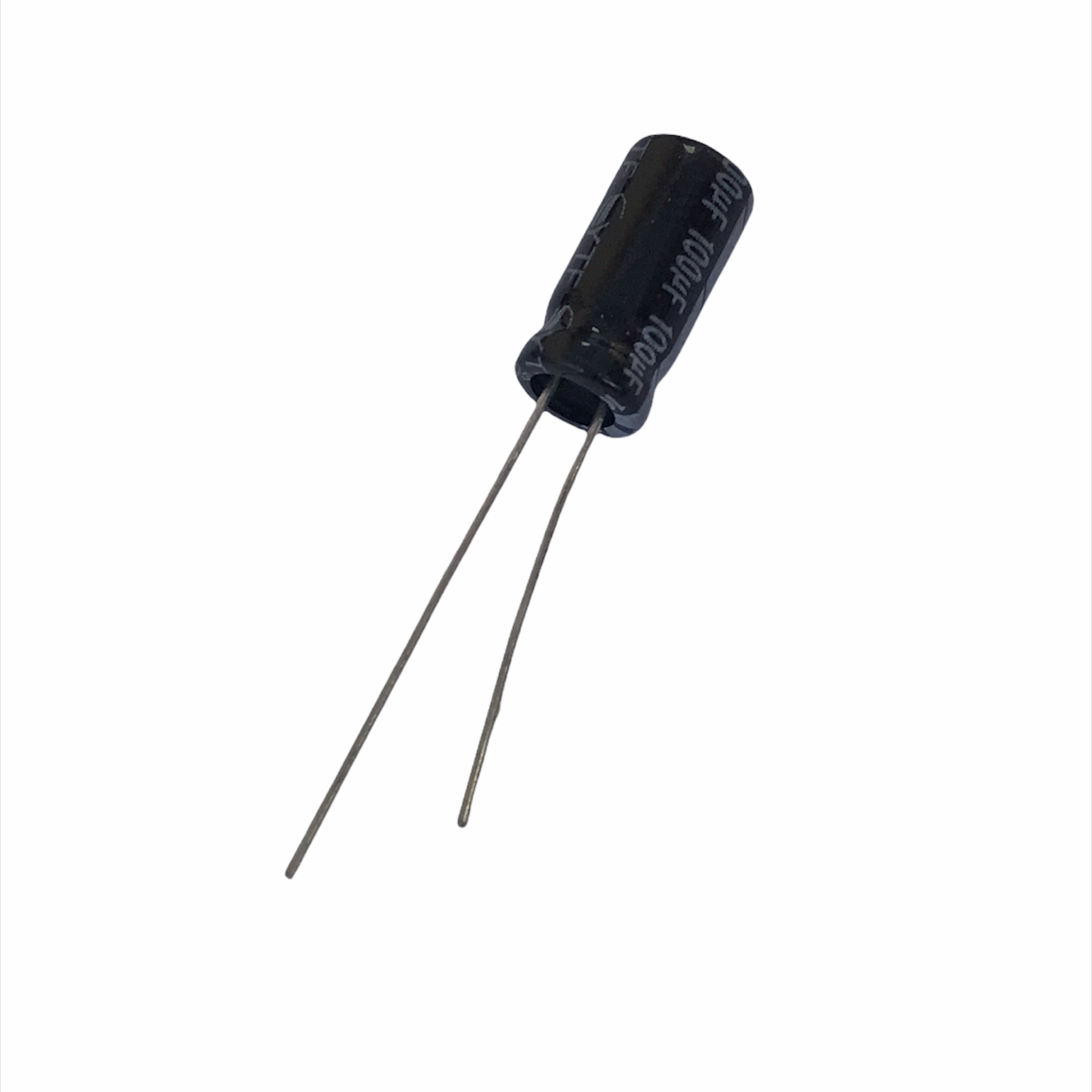 CAPACITOR ELETROLITICO RADIAL 100UF 25V 105 GRAUS 6,3X12MM YTF