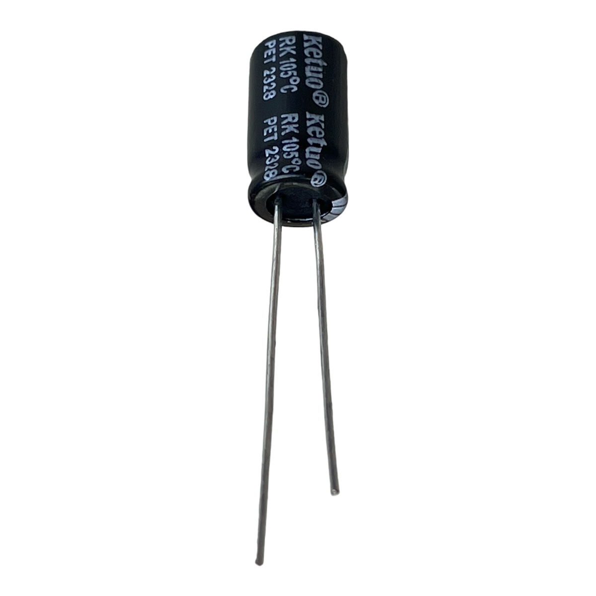 CAPACITOR ELETROLITICO RADIAL 220UF 16V 105 GRAUS 6,3X11MM RK221M016E120A KETUO