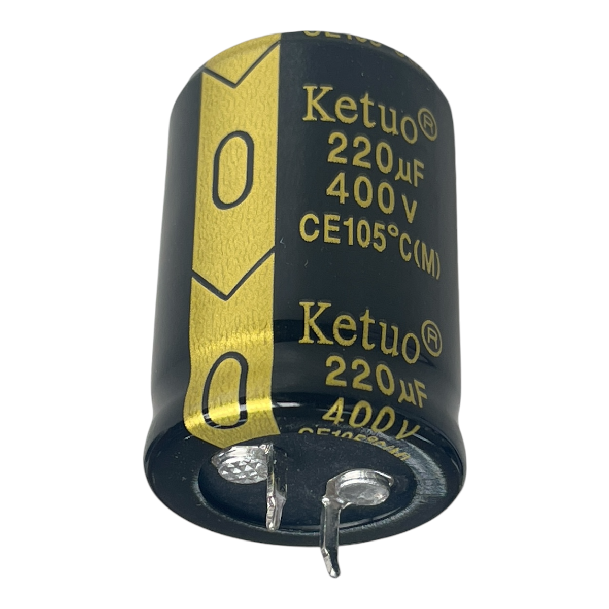 CAPACITOR ELETROLITICO RADIAL 220UF 400V HP221M400N360A 105 GRAUS 25X36MM SNAP-IN KETUO