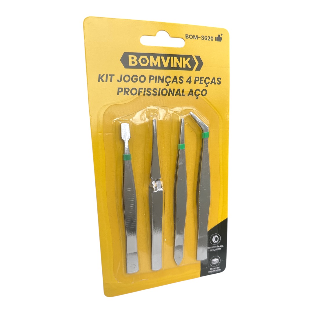 KIT 4 PINÇAS ANTIESTATICA FGB-3046