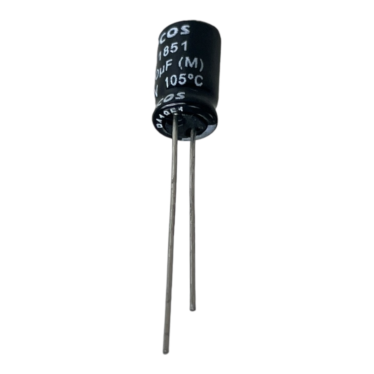 CAPACITOR ELETROLITICO RADIAL 220UF 10V B41851A3227M 105 GRAUS 6,3X11MM EPCOS