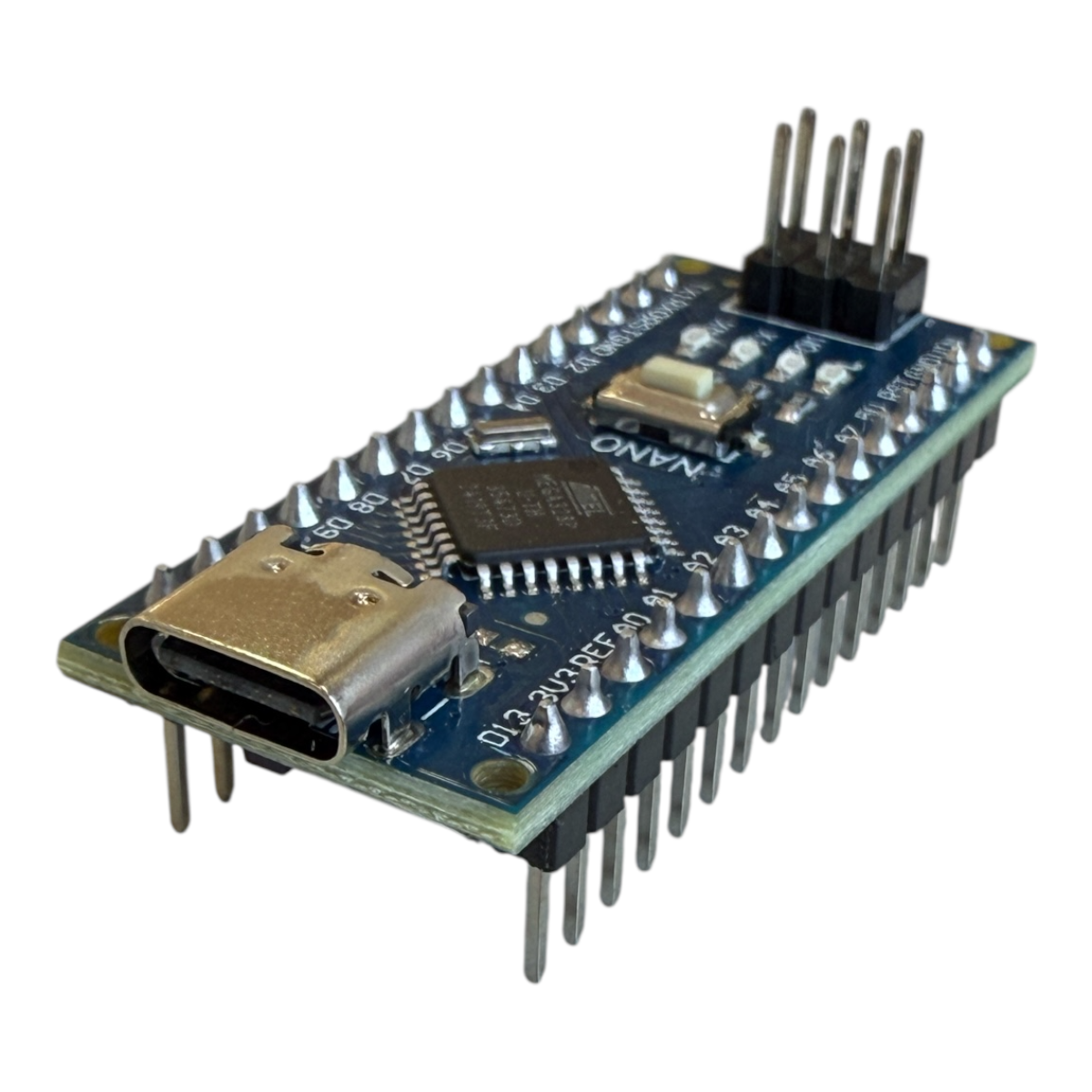 PLACA COMPATIVEL ARDUINO NANO ATMEGA328 USB TIPO C SEM CABO