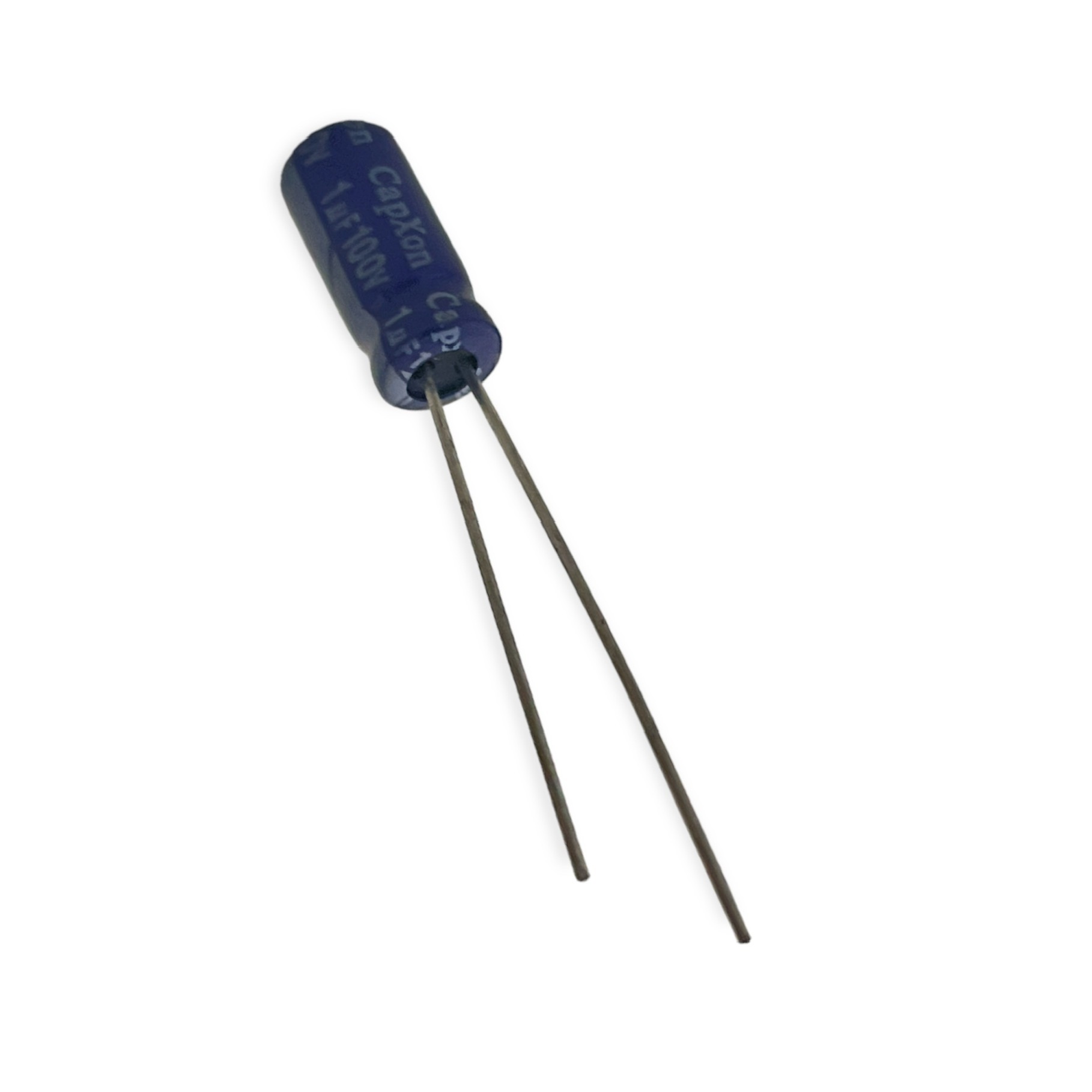 CAPACITOR ELETROLÍTICO RADIAL 1UF 100V 5X11MM 85 GRAUS CAPXON