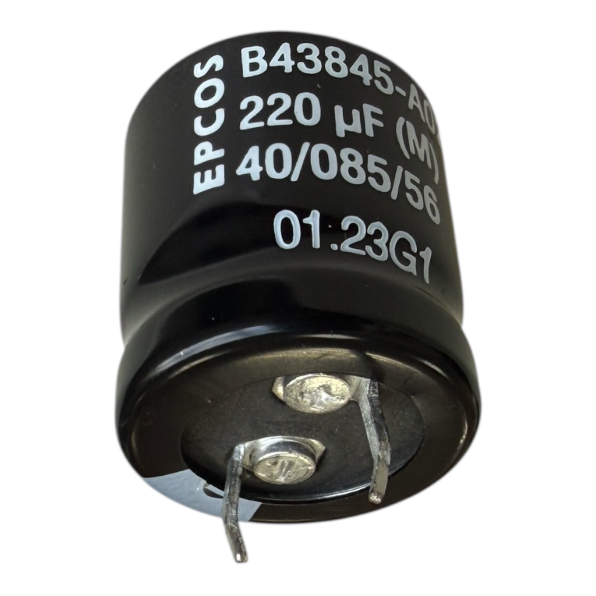 CAPACITOR ELETROLITICO RADIAL 220UF 250V B43845A0227M0 85 GRAUS 22X25MM EPCOS