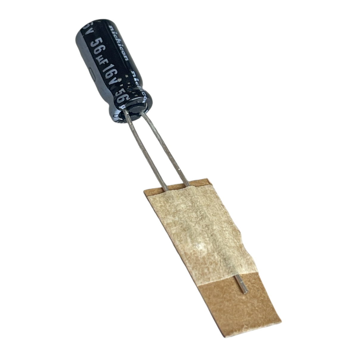 CAPACITOR ELETROLÍTICO RADIAL 56UF 16V UPW1C560MDD 105 GRAUS 5X11MM NICHICON