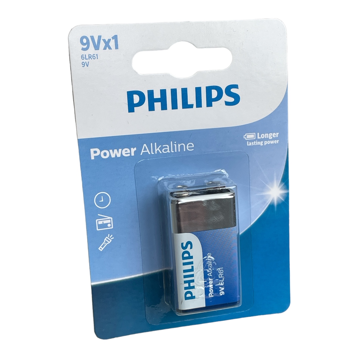 BATERIA 9V ALCALINA 6LR61P1B/59 PHILIPS