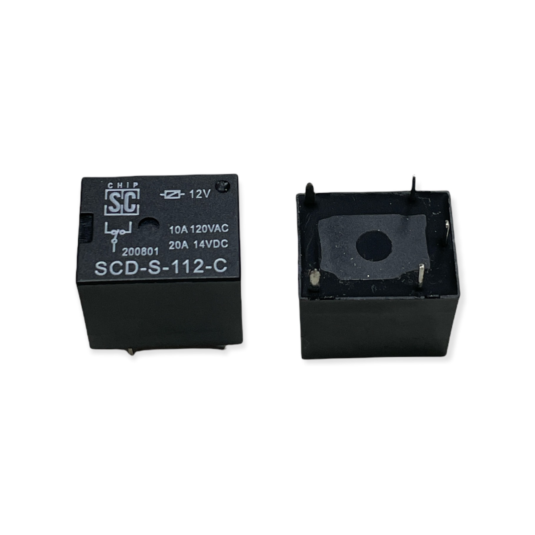 RELE SCD 12V 20A 5 TERMINAIS PCB