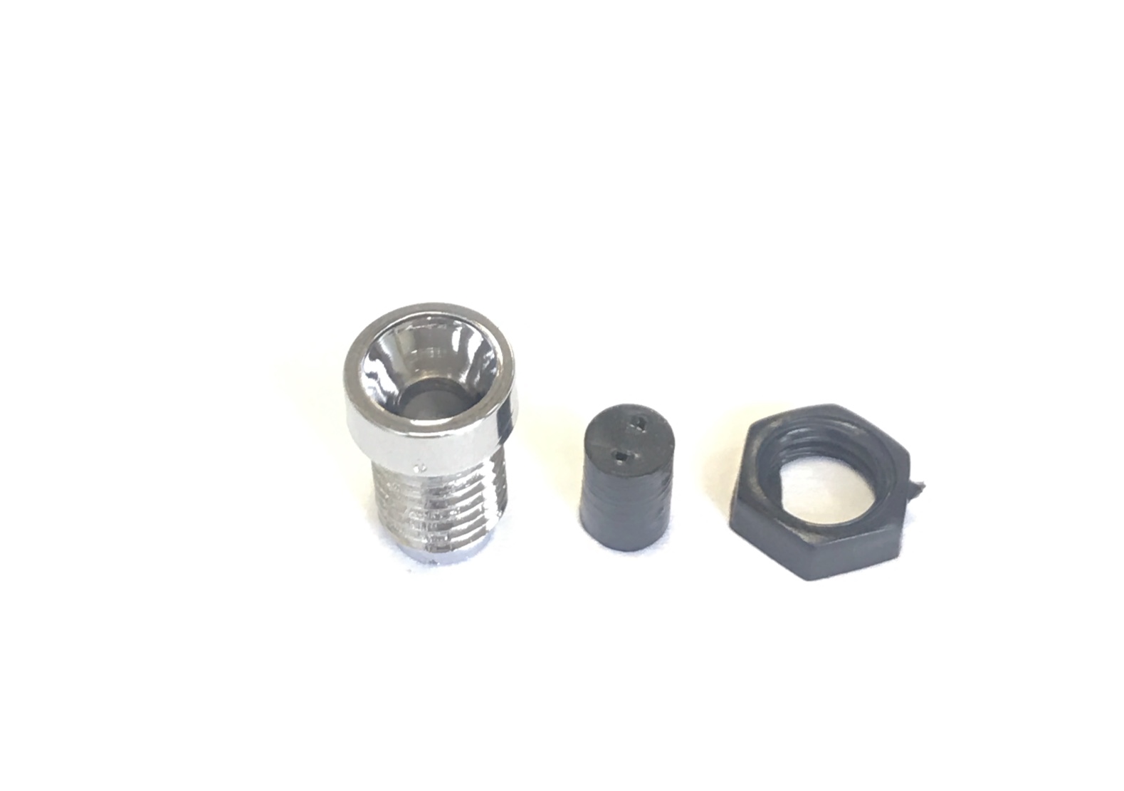 SUPORTE PARA LED 3MM CROMADO C/ROSCA