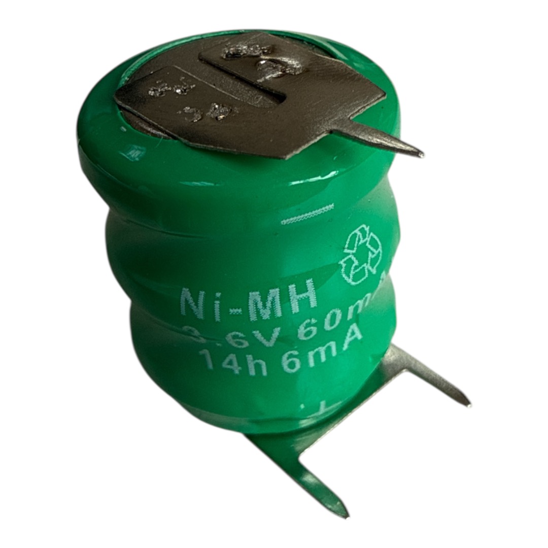 BATERIA BUJÃO NI-MH 3,6V 60MAH C/3 TERMINAIS (3RT60-3P) PLANET BATTERY