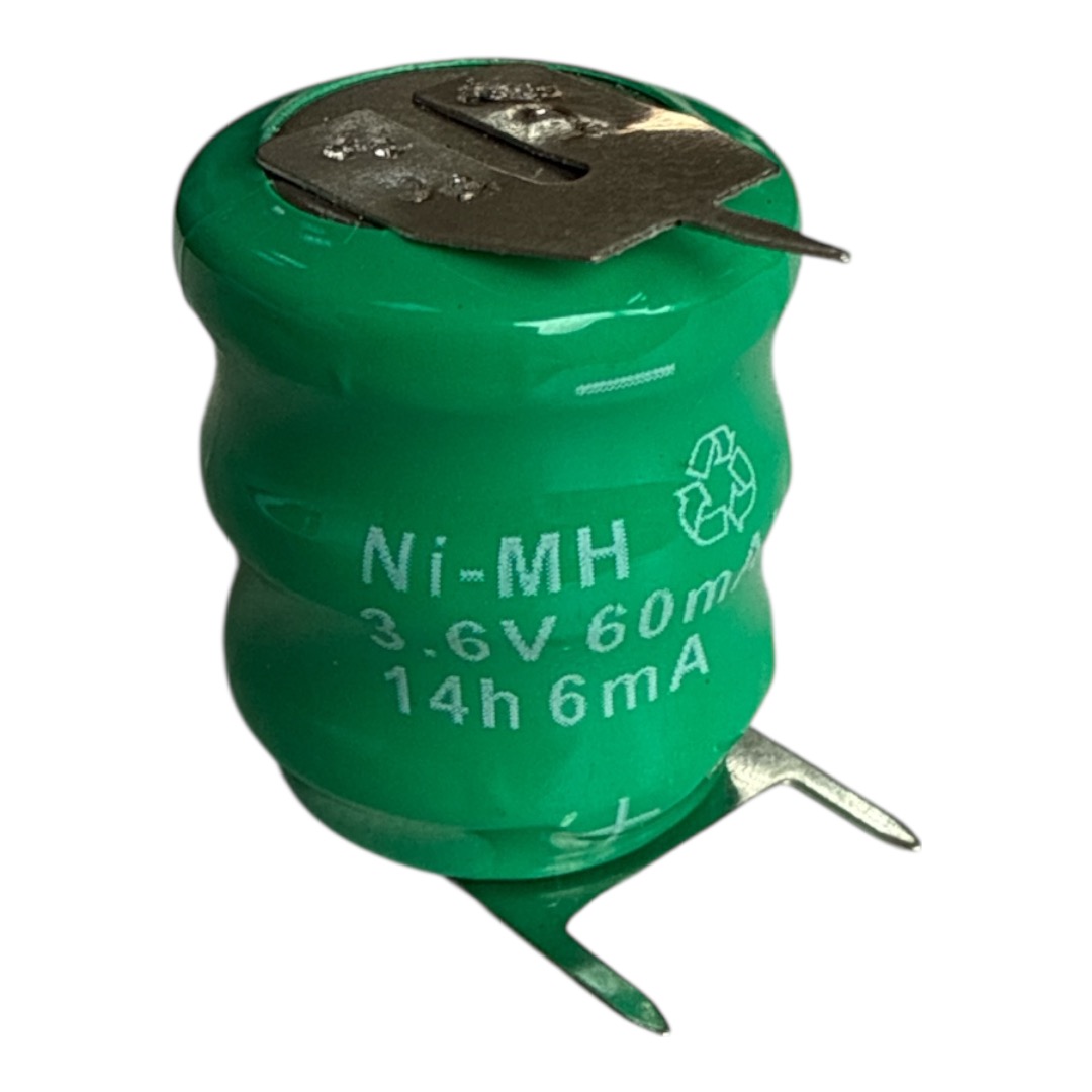 BATERIA BUJÃO NI-MH 3,6V 60MAH C/3 TERMINAIS (3RT60-3P) PLANET BATTERY