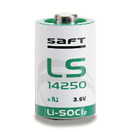 BATERIA DE LITHIUM 1/2AA 3,6V LS14250 S/TERMINAL ER3/3,6V SAFT