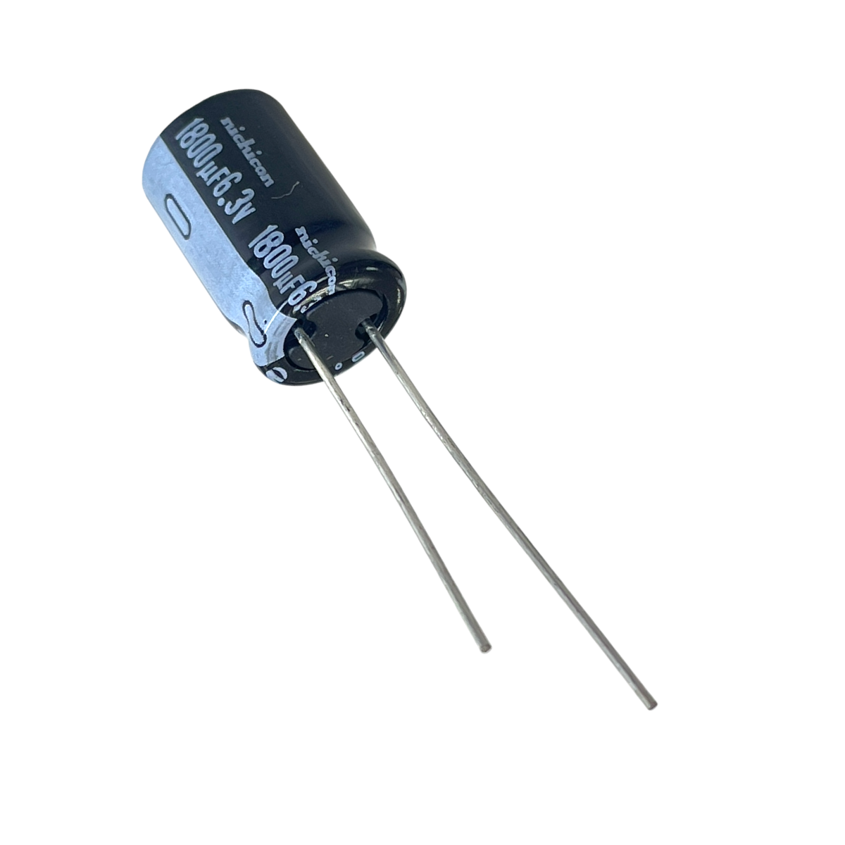 CAPACITOR ELETROLITICO RADIAL 1800UF 6,3V 10X16MM UHW0J182MPD 105 GRAUS NICHICON
