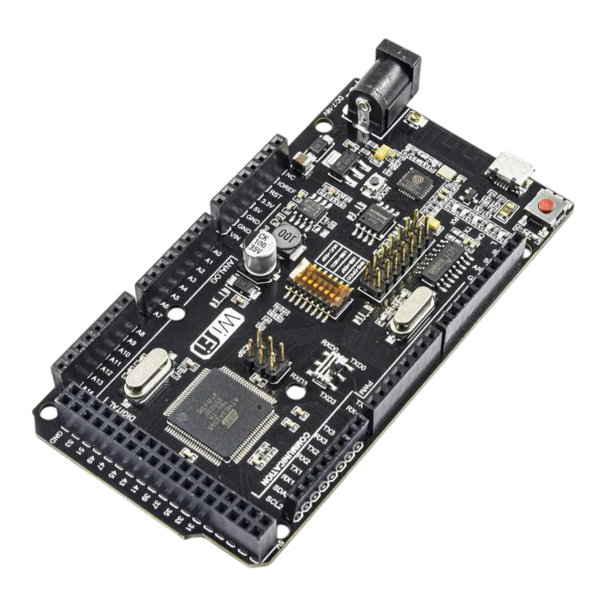 PLACA MEGA 2560 COM WIFI ESP8266 INTEGRADO - BLACK BOARD