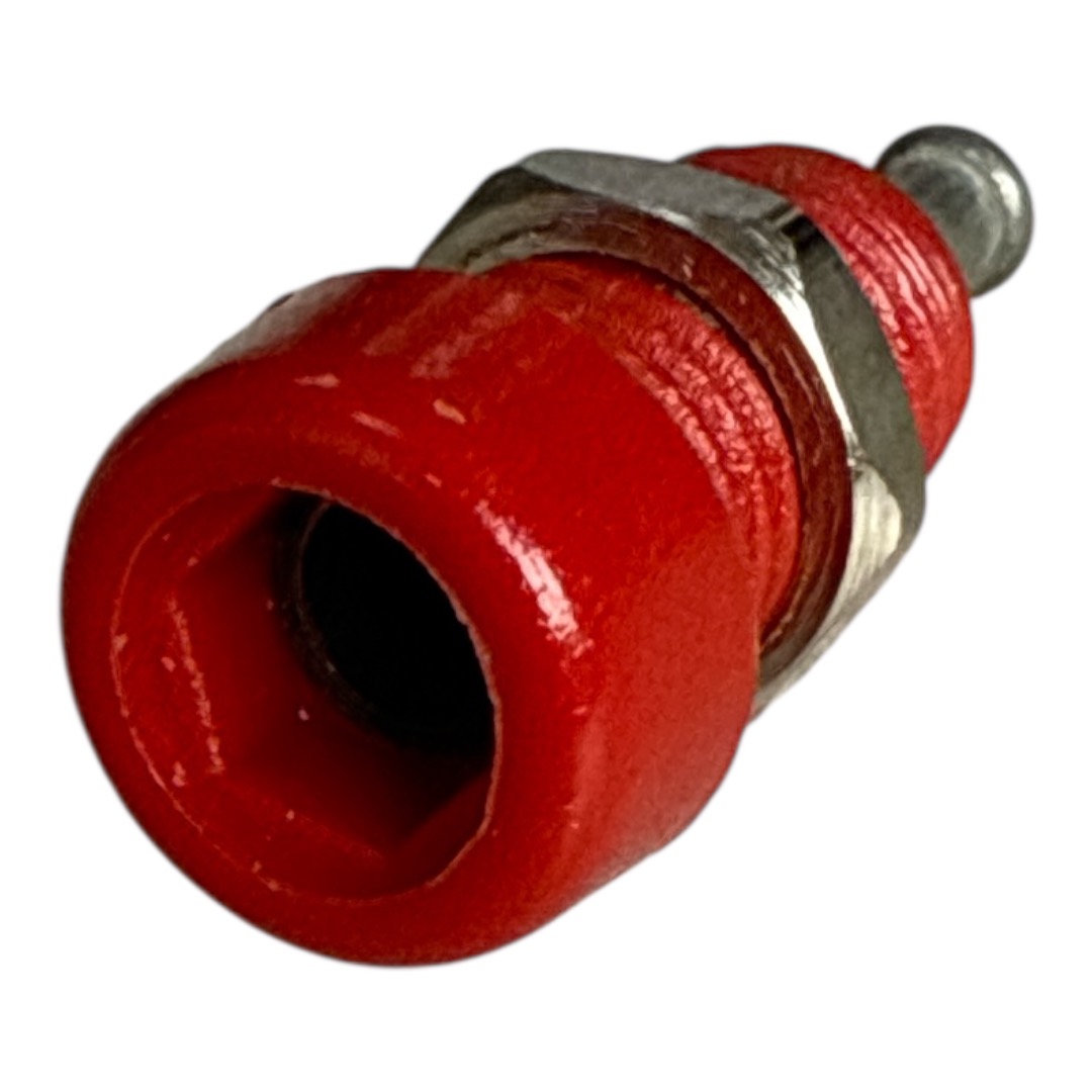 BORNE 257 VERMELHO 4MM B17 PORDIAL