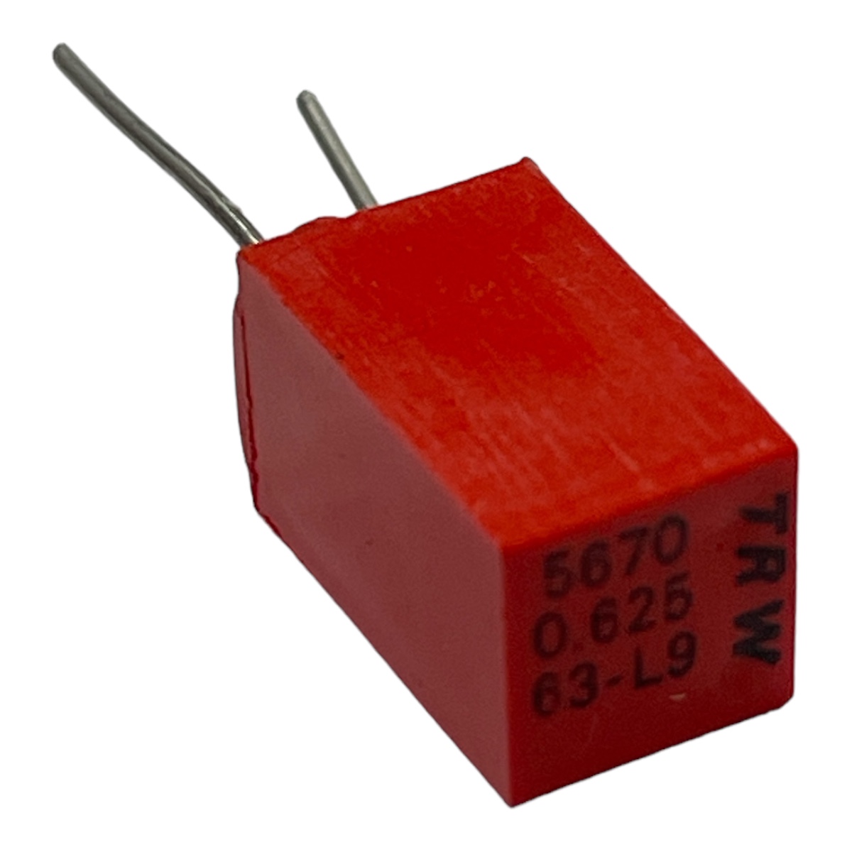 CAPACITOR POLIESTER 5K67 63V (5,67NF) RADIAL TRW